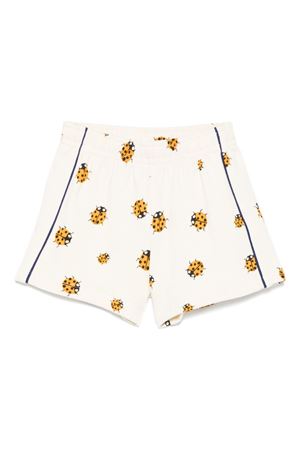 white cotton shorts MINI RODINI KIDS | 2523012211OFFWHITE
